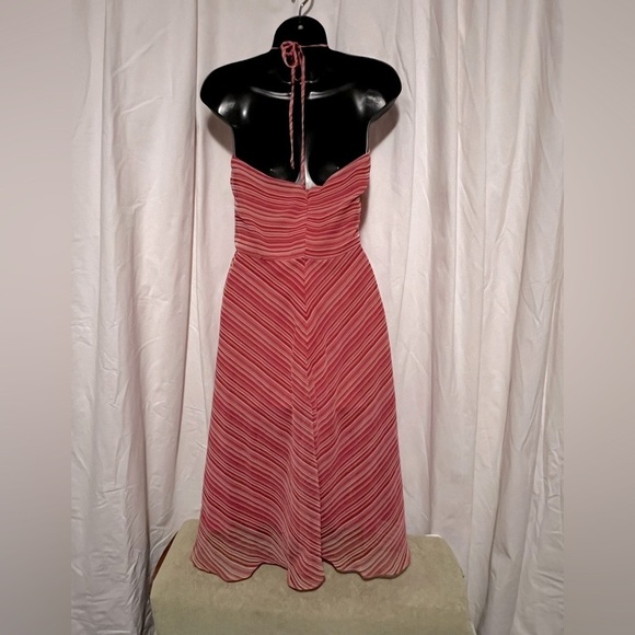 Alyn Paige New York Halter Dress Women's Sz 7/8 Sheer & Sexy Summer - Picture 2 of 4